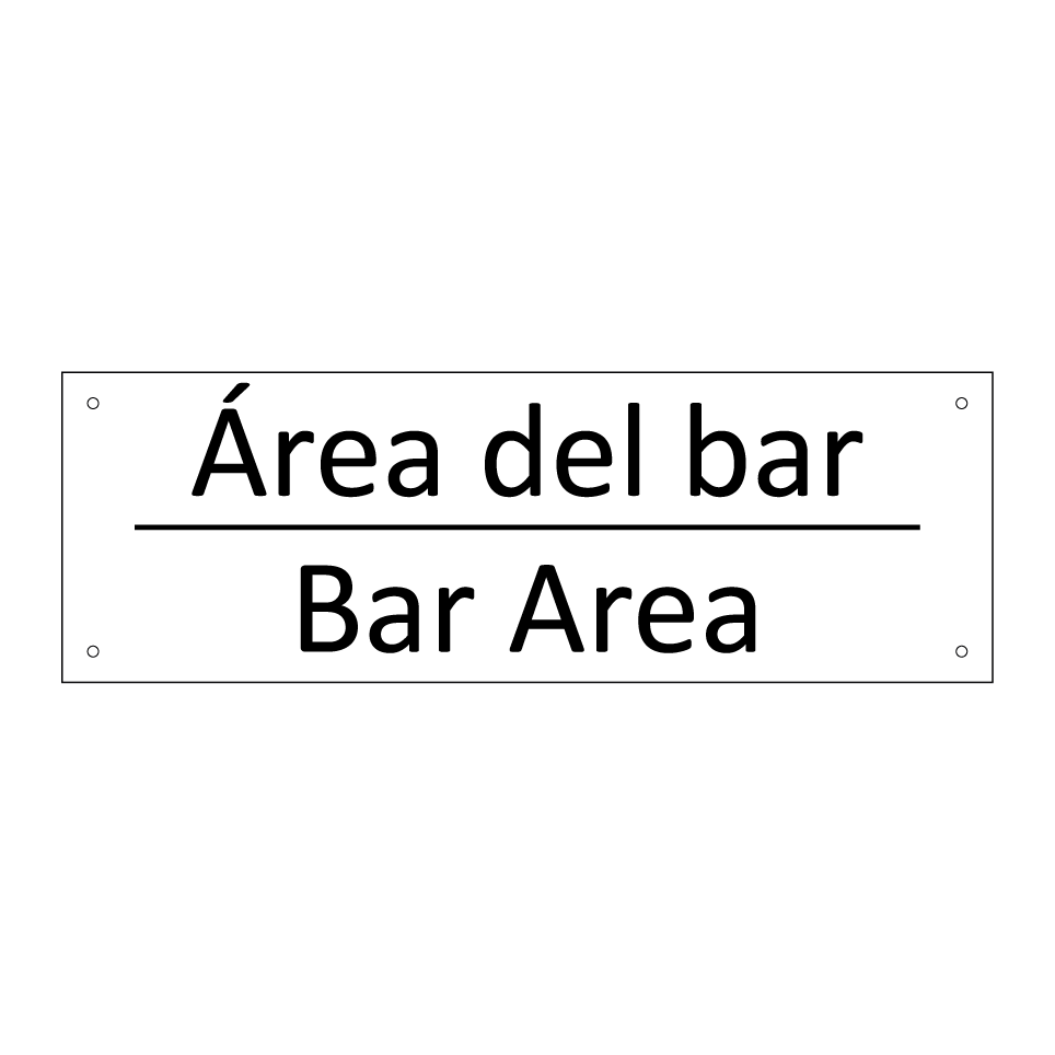 Área del bar - Bar Area