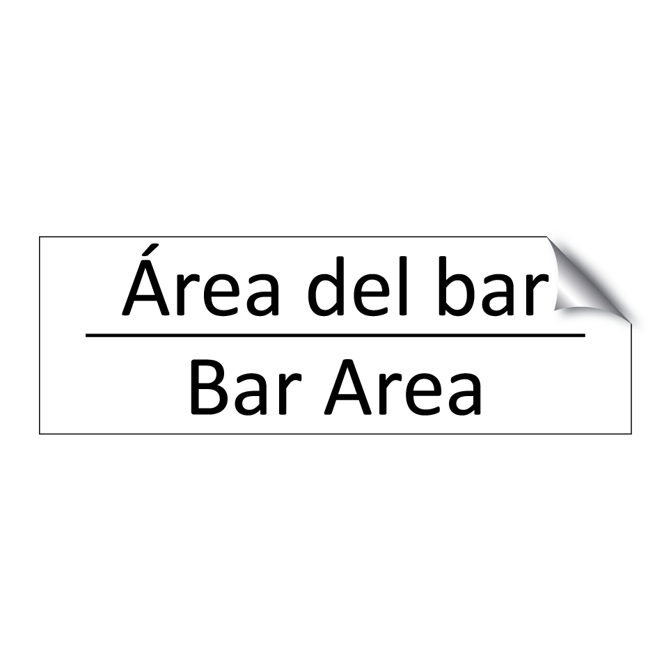 Área del bar - Bar Area