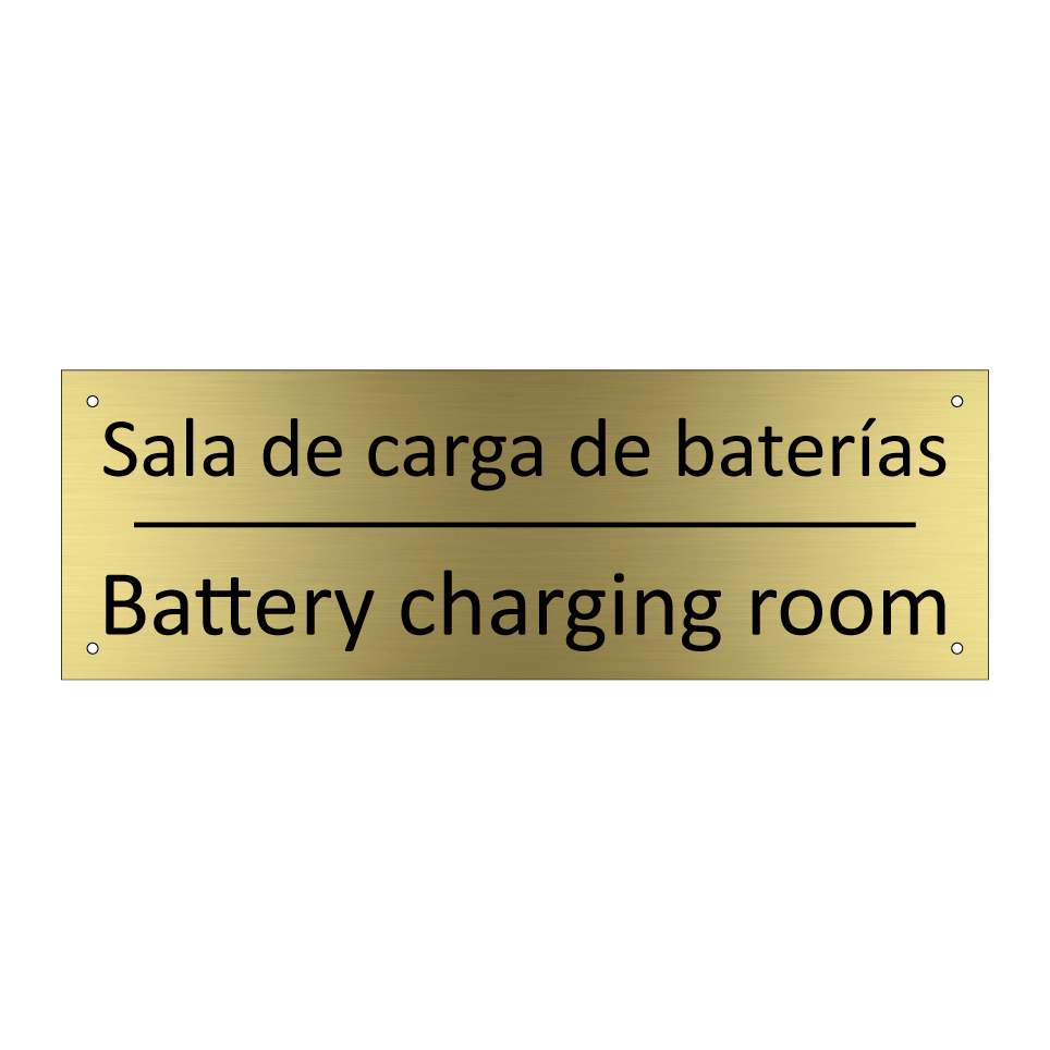 Sala de carga de baterías - Battery charging room