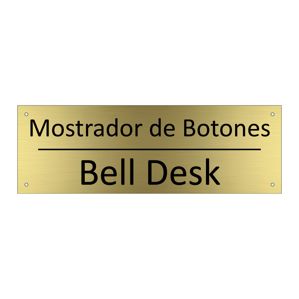 Mostrador de Botones - Bell Desk