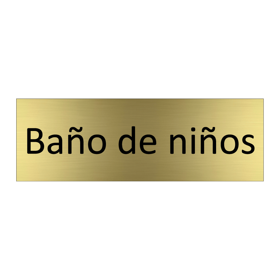Baño de niños