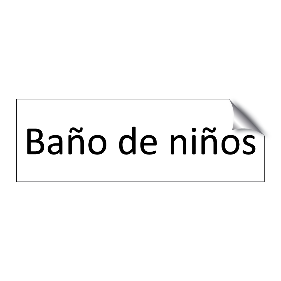 Baño de niños