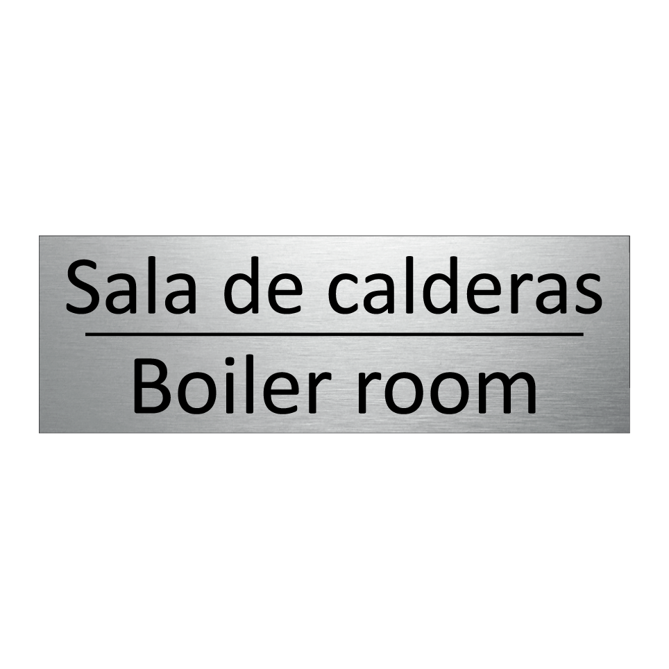Sala de calderas - Boiler room