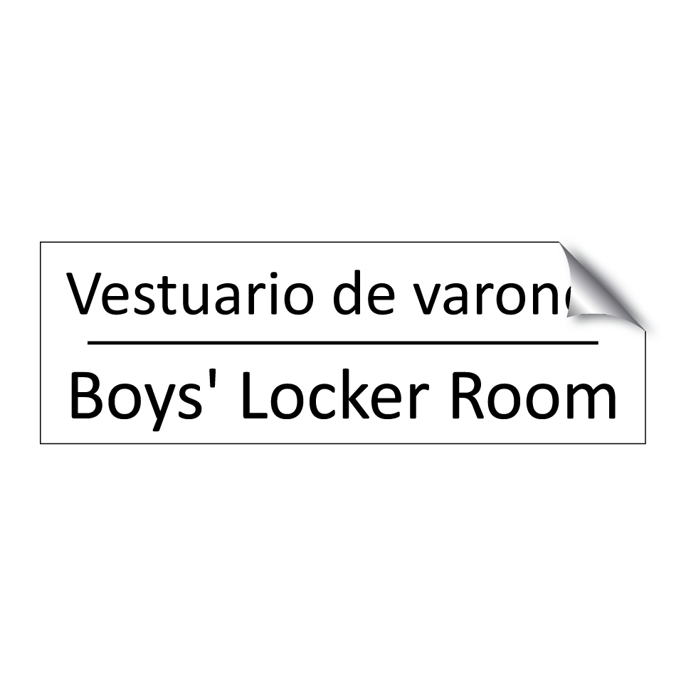Vestuario de varones - Boys' Locker Room