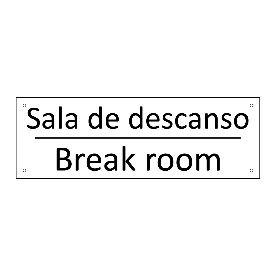 Sala de descanso - Break room