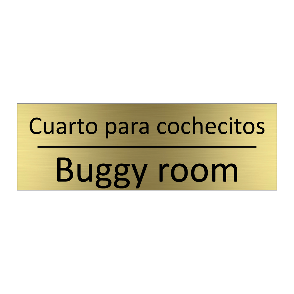 Cuarto para cochecitos - Buggy room