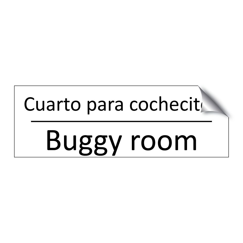 Cuarto para cochecitos - Buggy room
