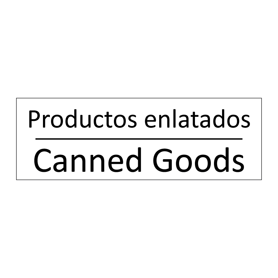 Productos enlatados - Canned Goods