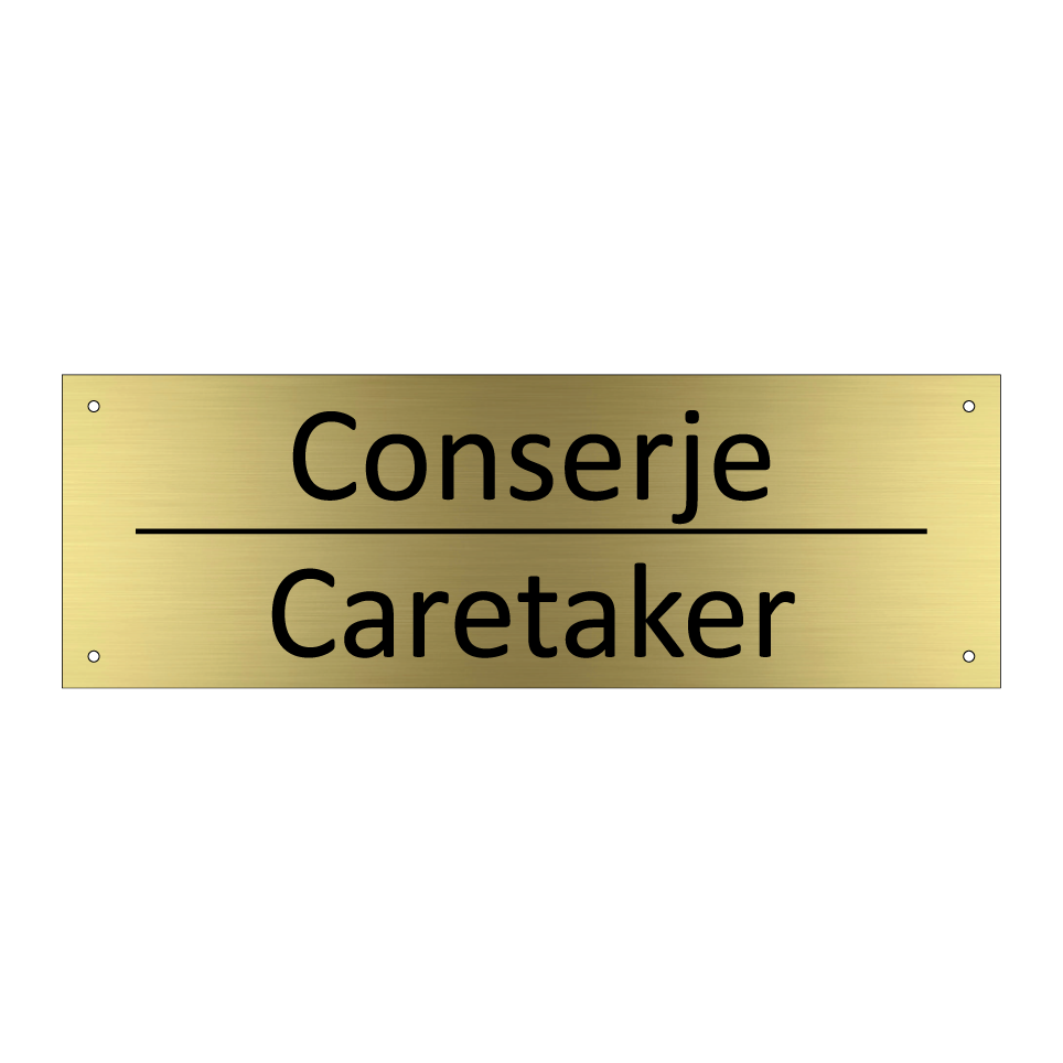 Conserje - Caretaker