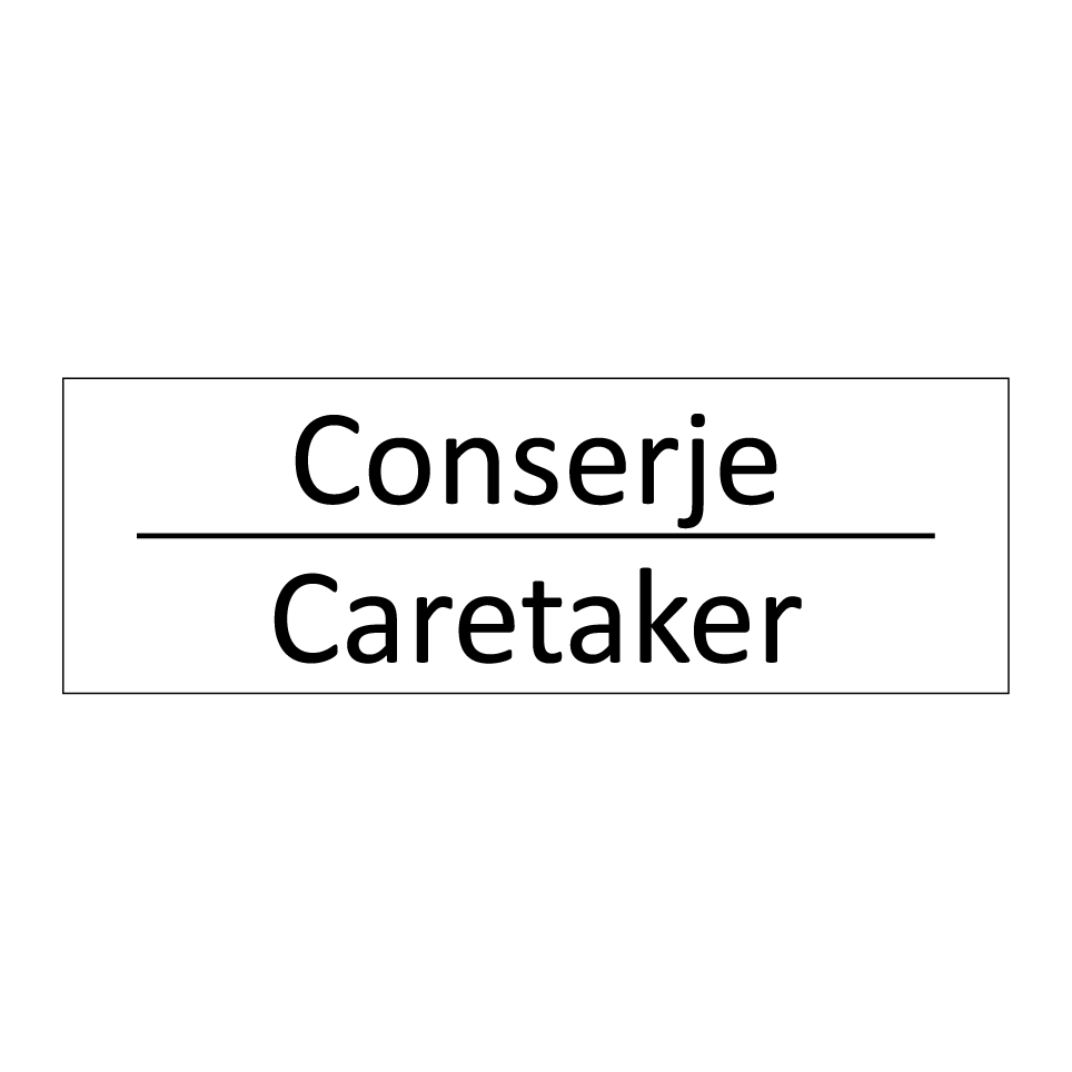 Conserje - Caretaker