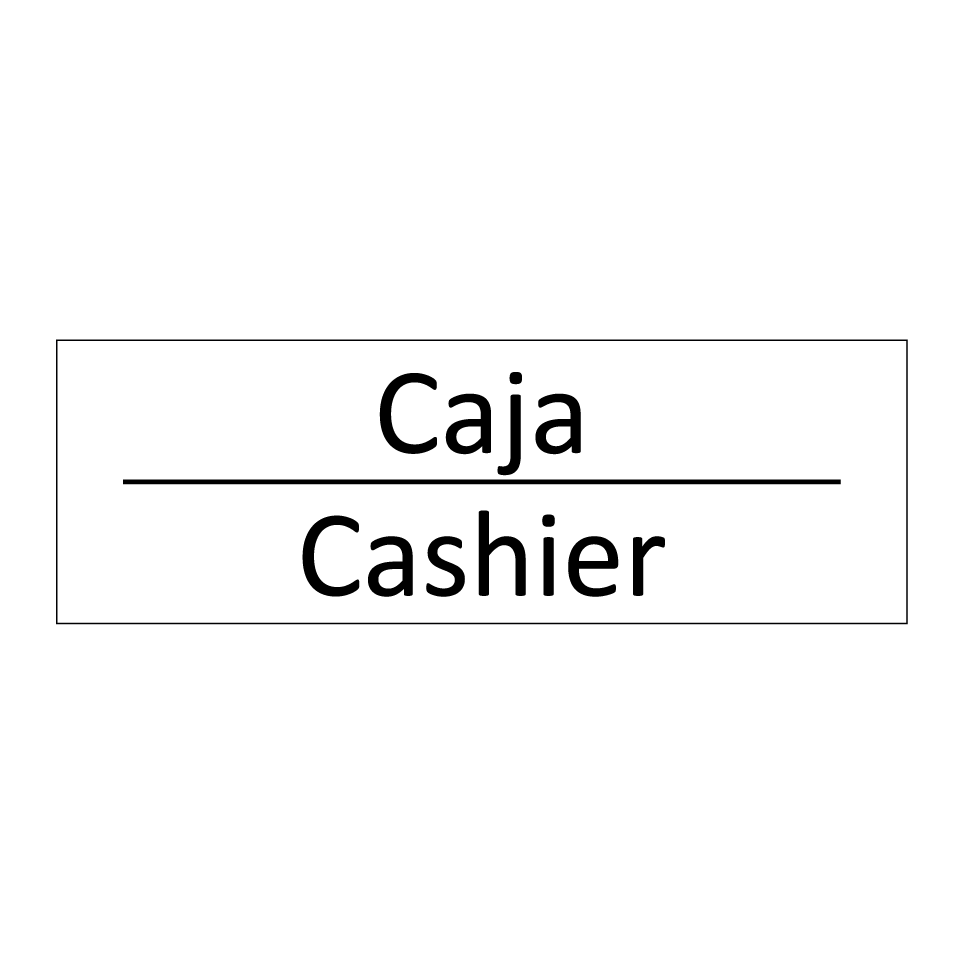 Caja - Cashier
