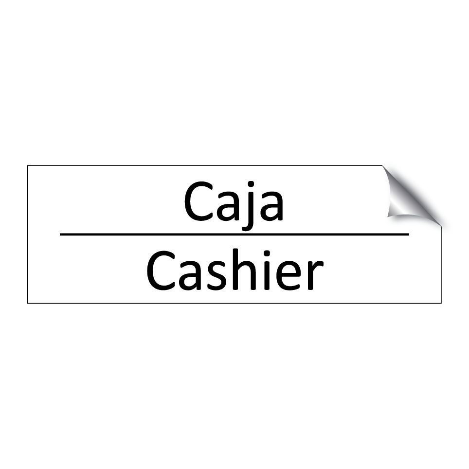 Caja - Cashier