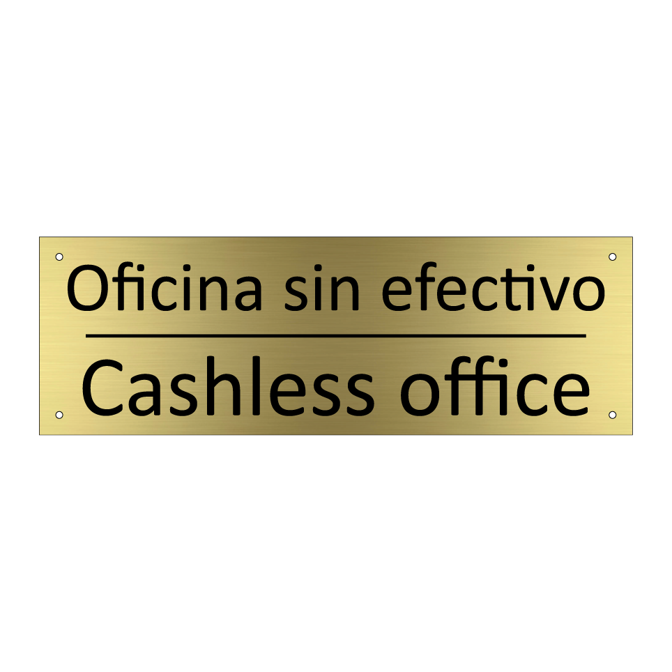 Oficina sin efectivo - Cashless office