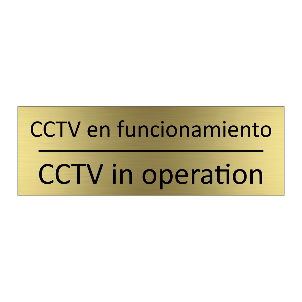 CCTV en funcionamiento - CCTV in operation