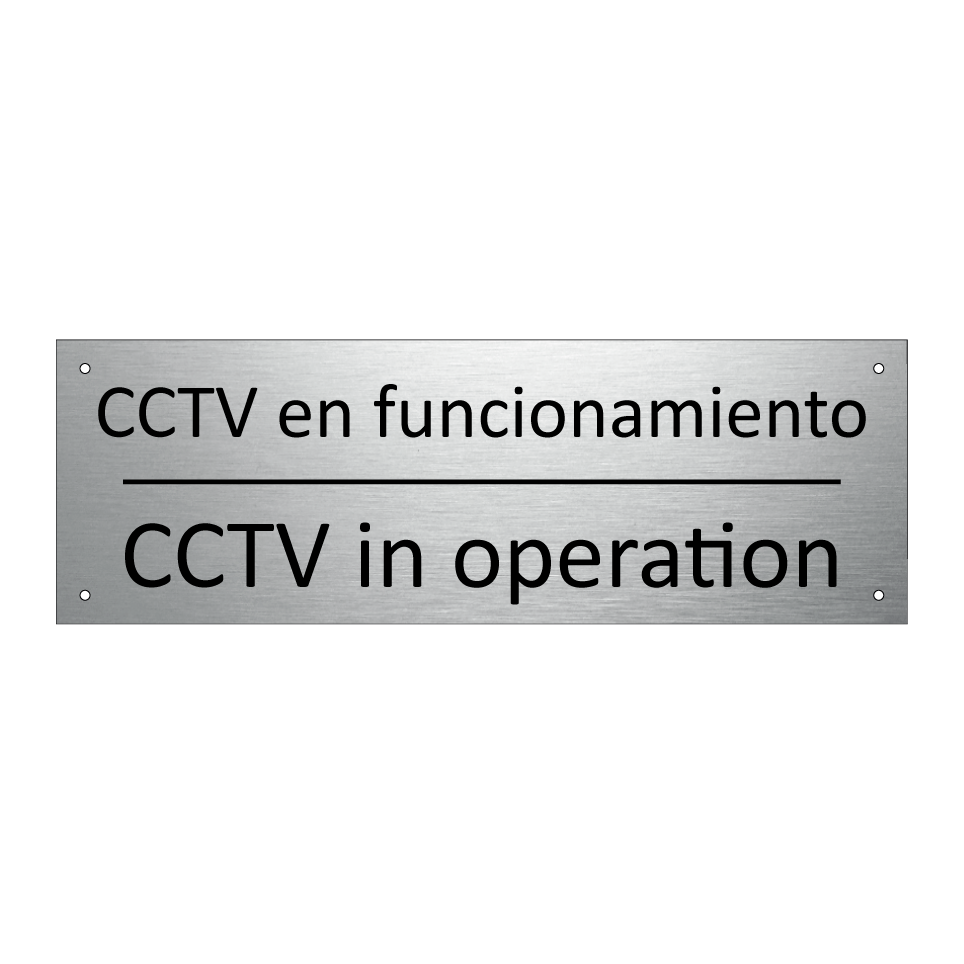 CCTV en funcionamiento - CCTV in operation