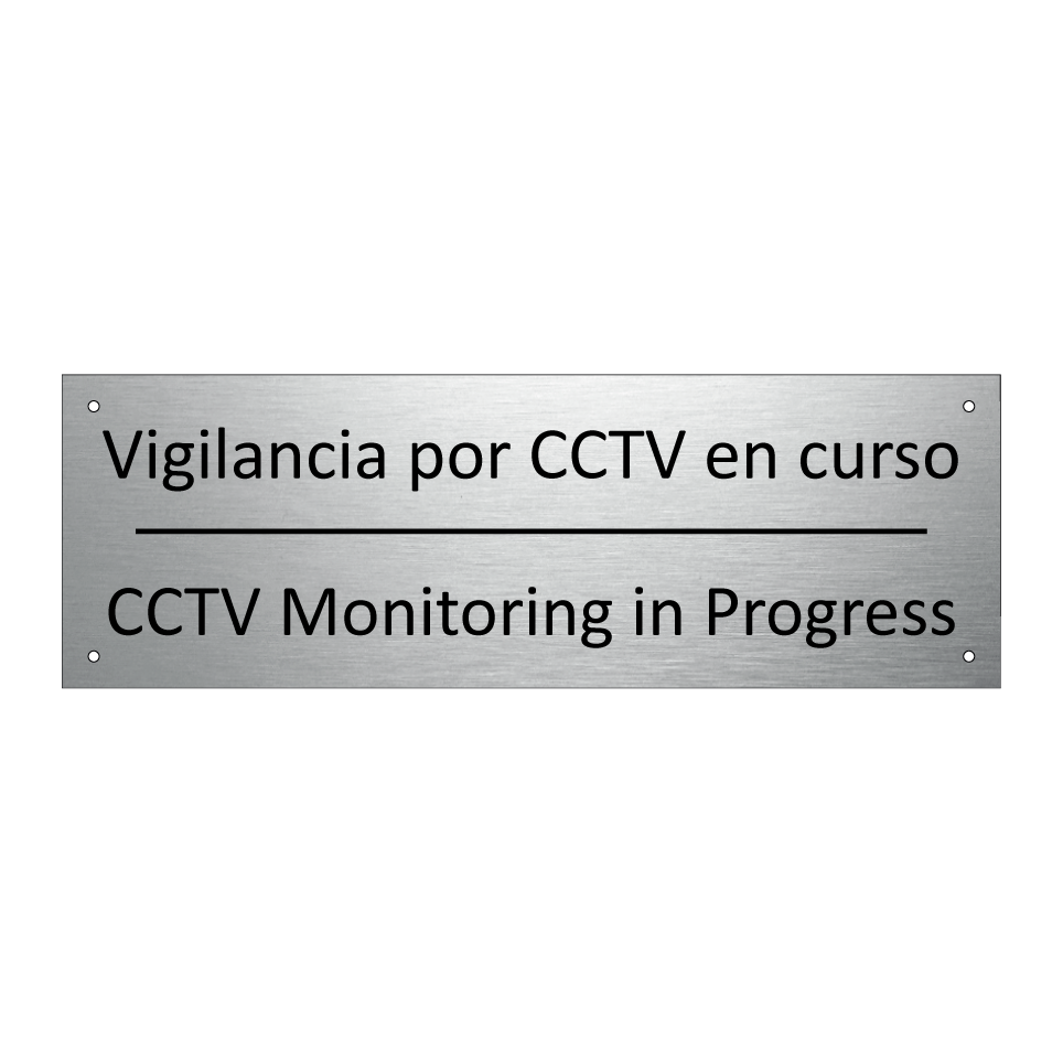 Vigilancia por CCTV en curso - CCTV Monitoring in Progress