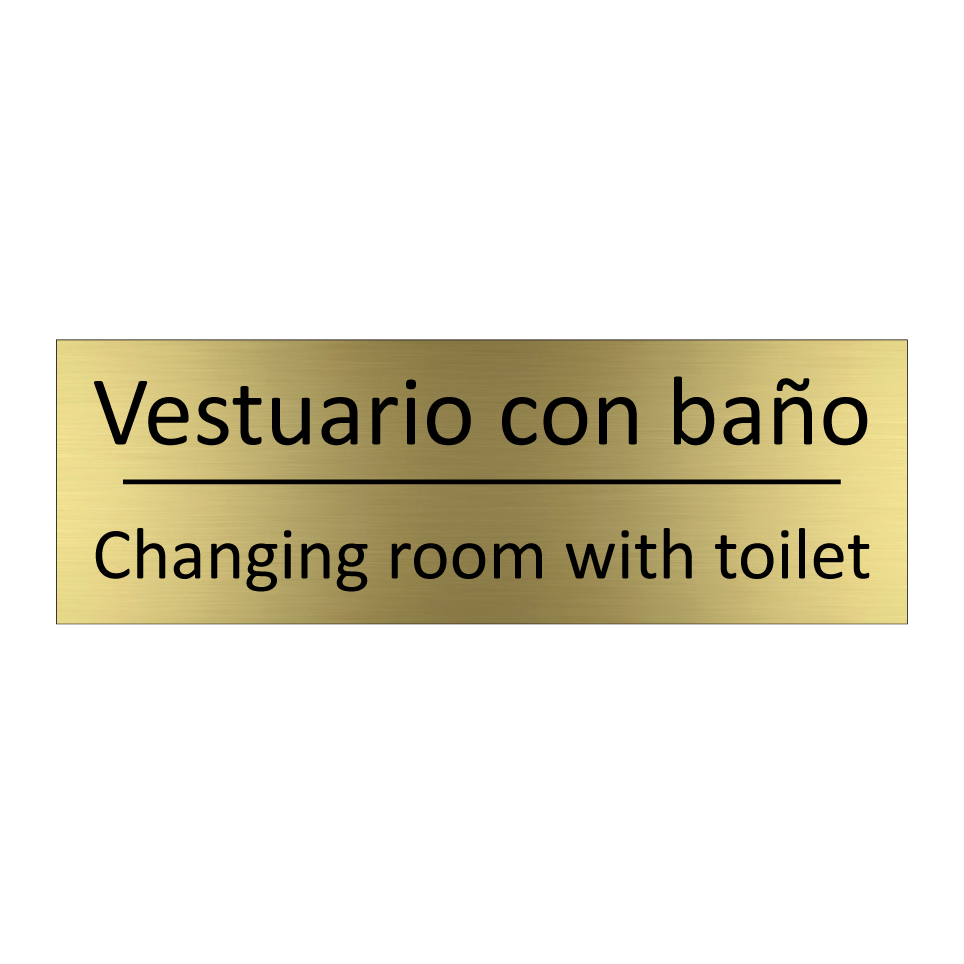 Vestuario con baño - Changing room with toilet