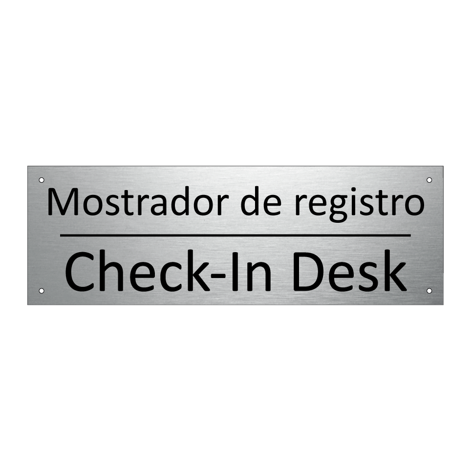 Mostrador de registro - Check-In Desk
