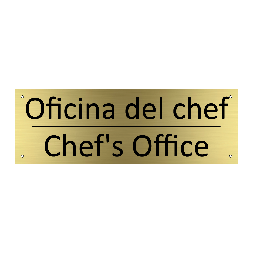 Oficina del chef - Chef's Office