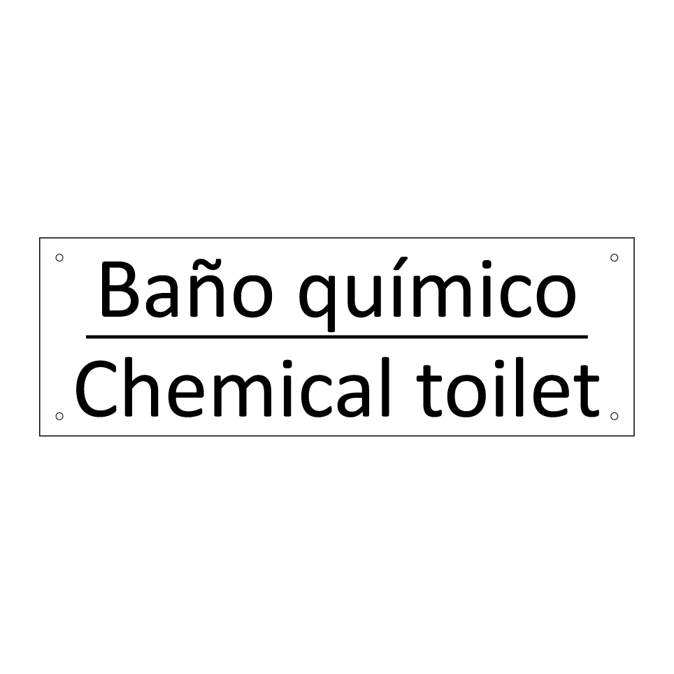 Baño químico - Chemical toilet