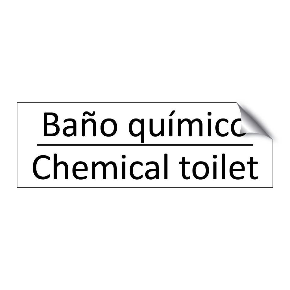 Baño químico - Chemical toilet