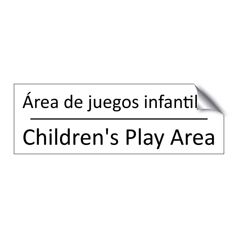 Área de juegos infantiles - Children's Play Area