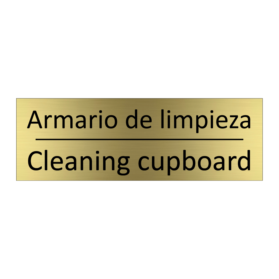 Armario de limpieza - Cleaning cupboard