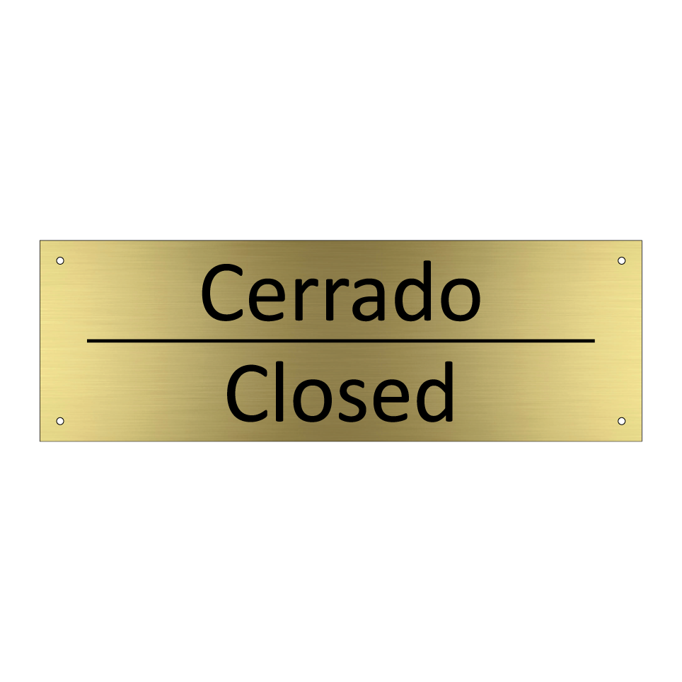 Cerrado - Closed
