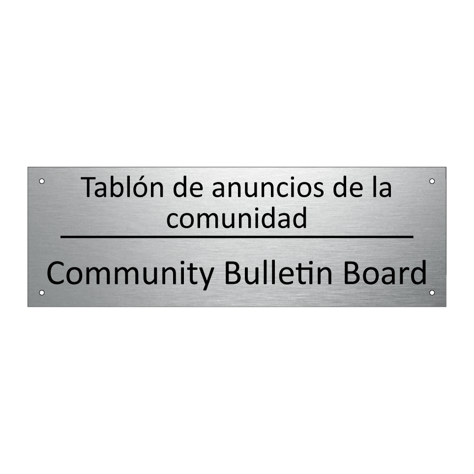 Tablón de anuncios de la /.../ - Community Bulletin Board