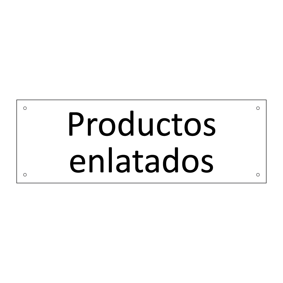 Productos enlatados