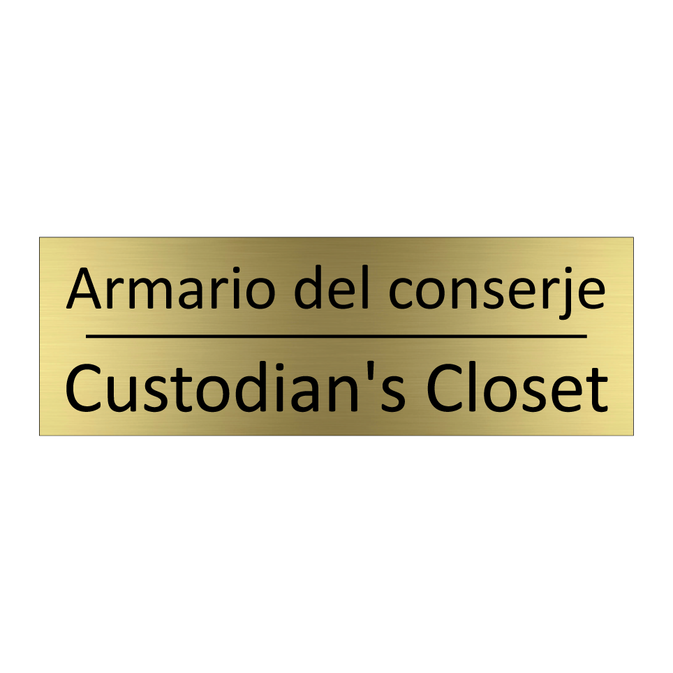 Armario del conserje - Custodian's Closet