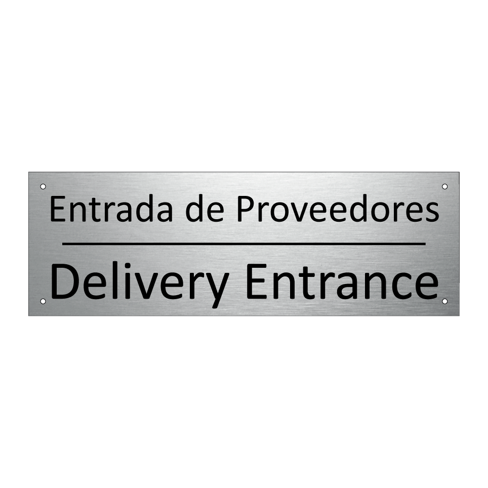 Entrada de Proveedores - Delivery Entrance