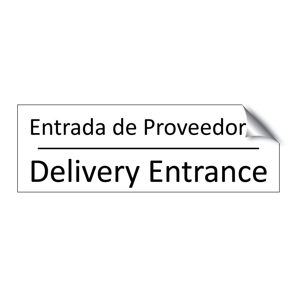 Entrada de Proveedores - Delivery Entrance
