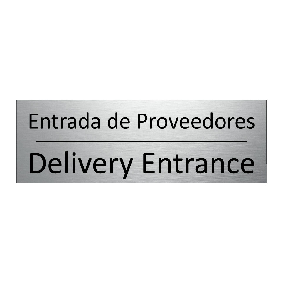 Entrada de Proveedores - Delivery Entrance