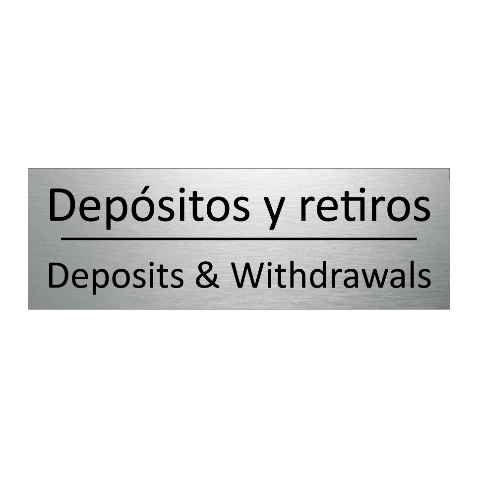 Depósitos y retiros - Deposits & Withdrawals