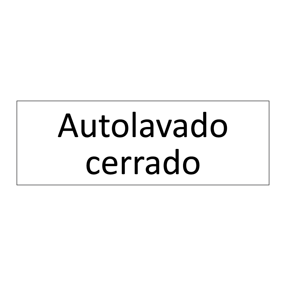 Autolavado cerrado