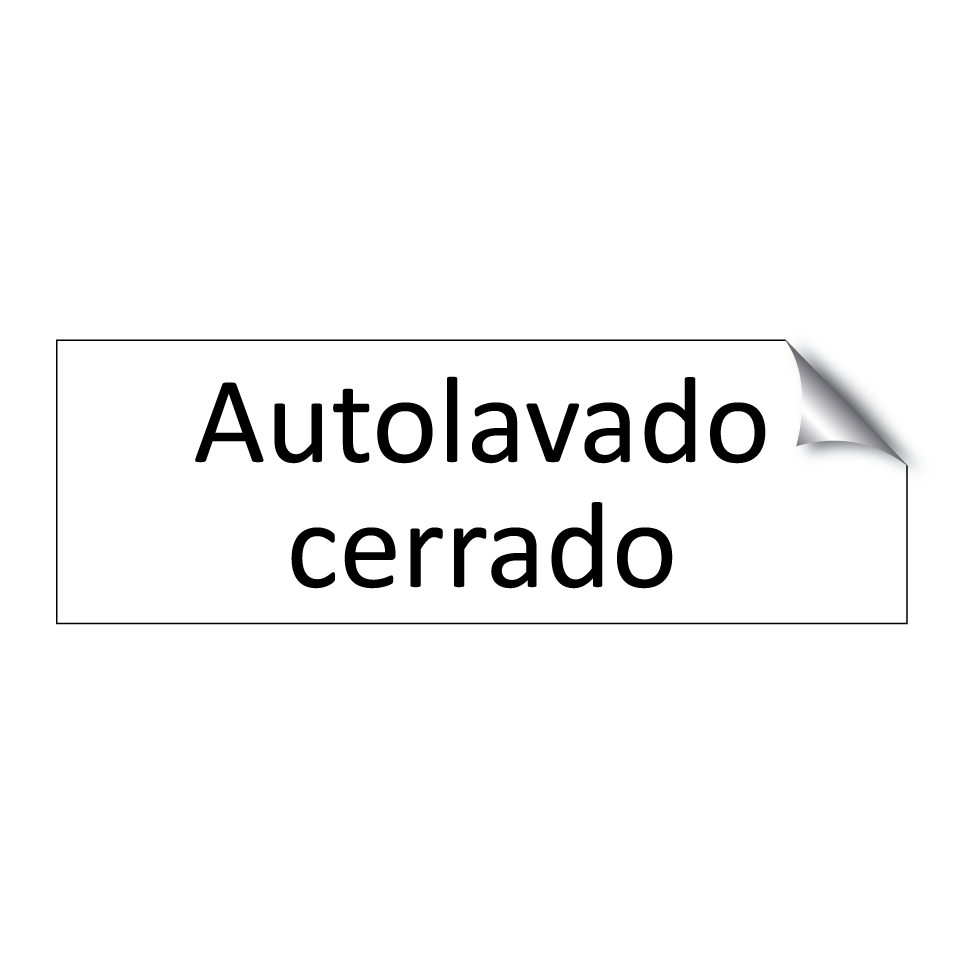 Autolavado cerrado