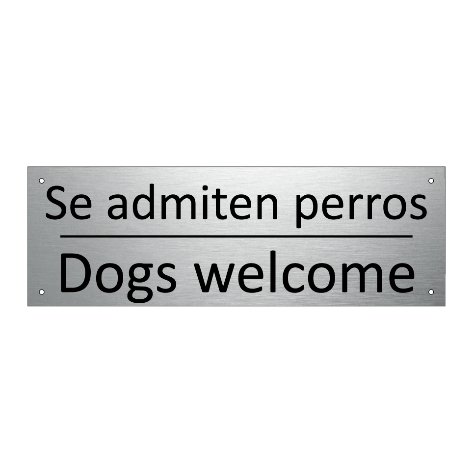 Se admiten perros - Dogs welcome