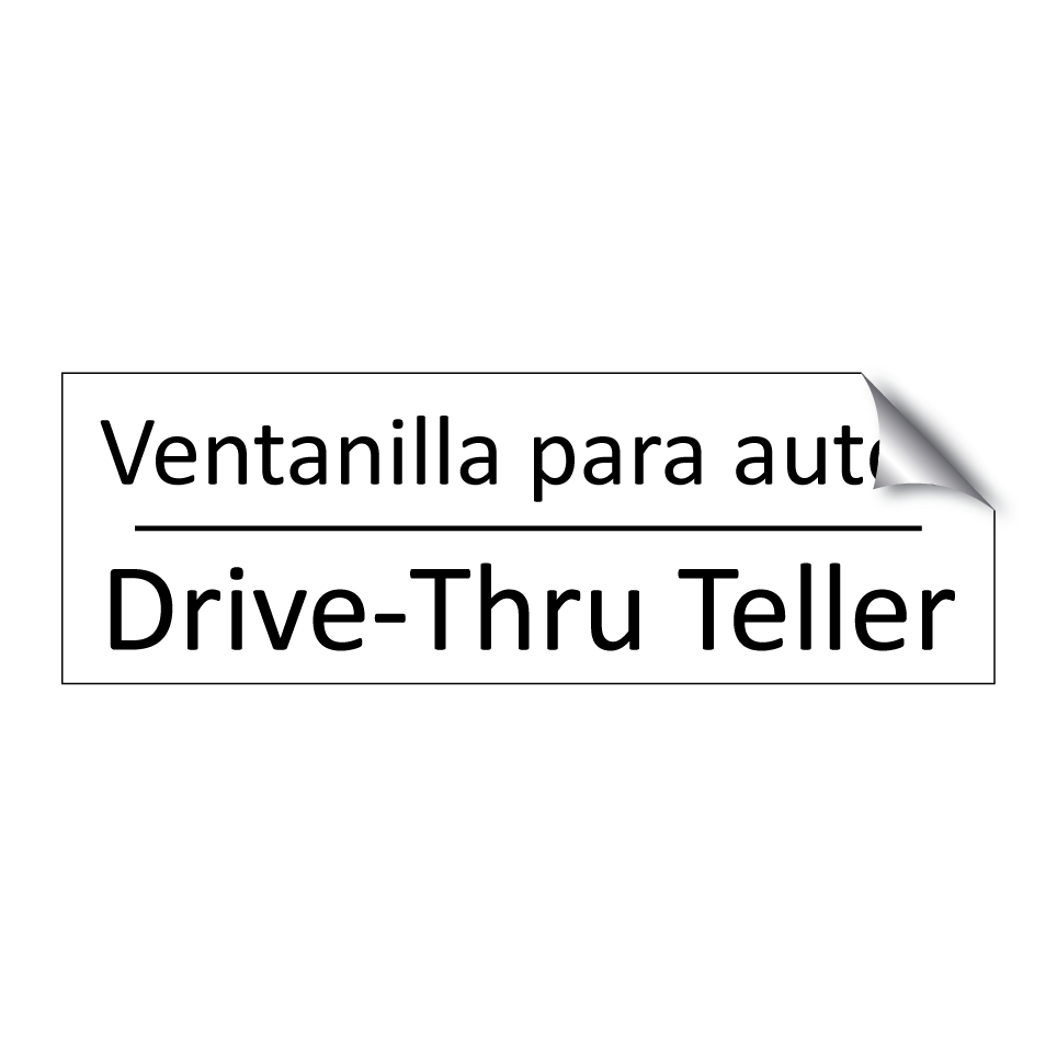 Ventanilla para autos - Drive-Thru Teller