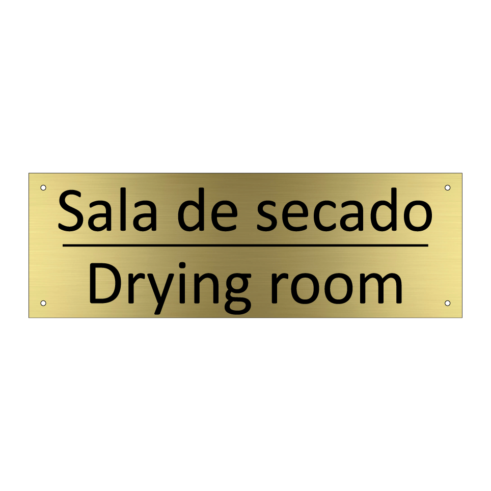 Sala de secado - Drying room