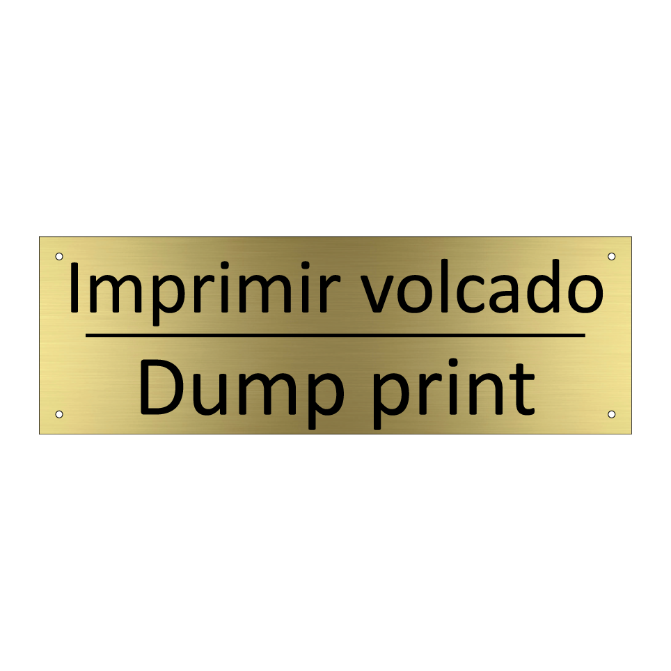 Imprimir volcado - Dump print