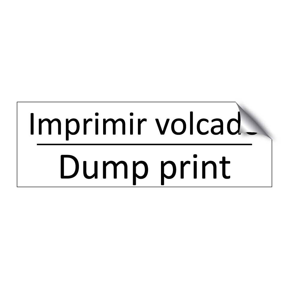 Imprimir volcado - Dump print