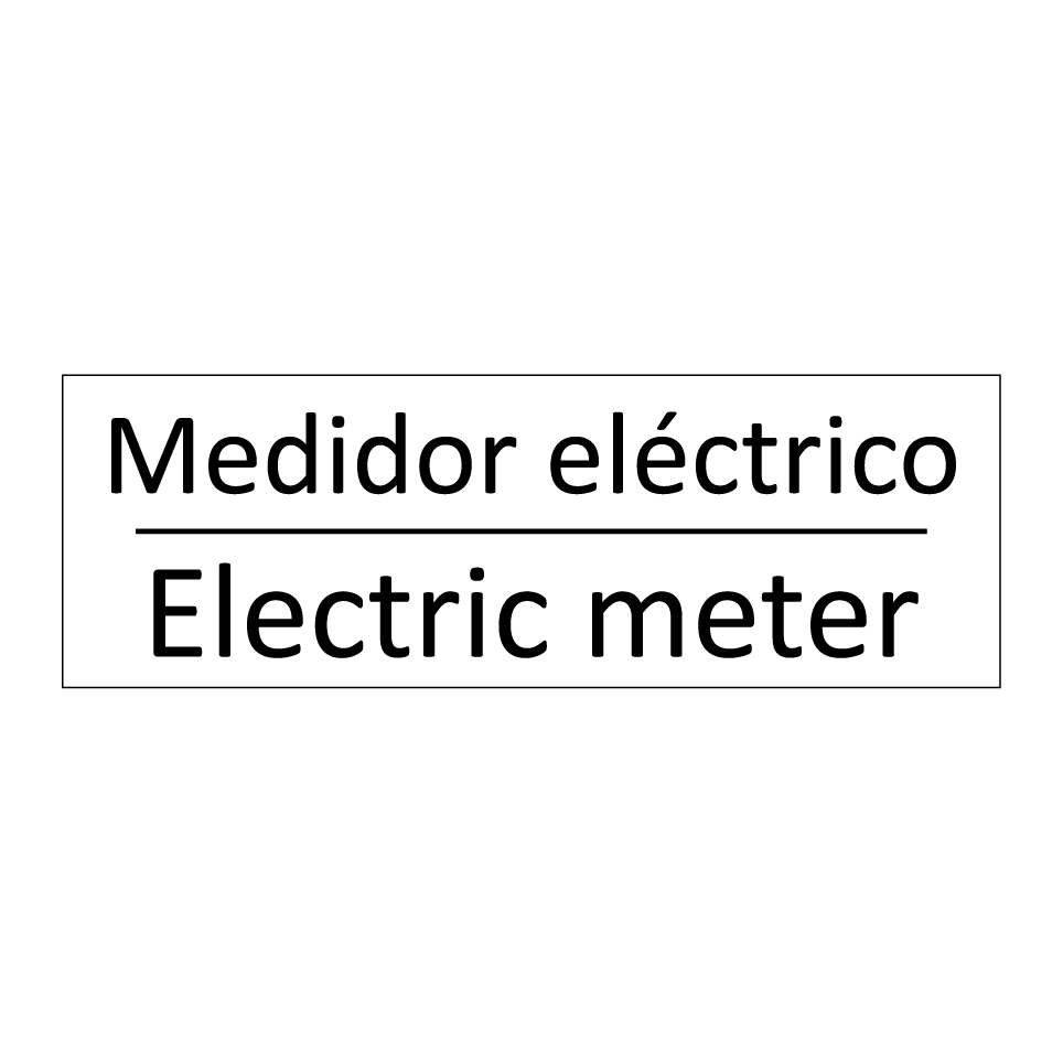 Medidor eléctrico - Electric meter