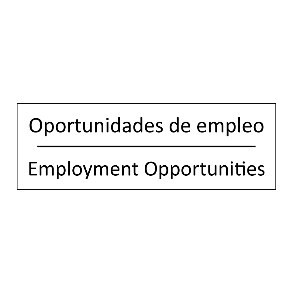 Oportunidades de empleo - Employment Opportunities