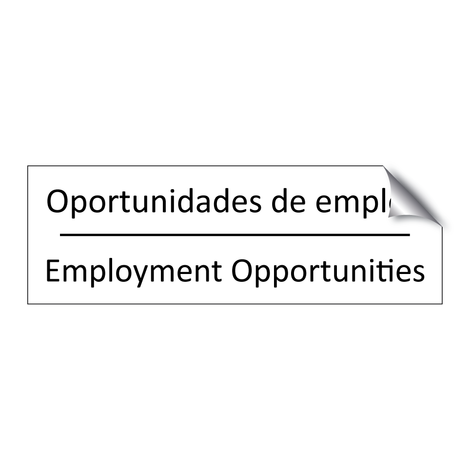 Oportunidades de empleo - Employment Opportunities