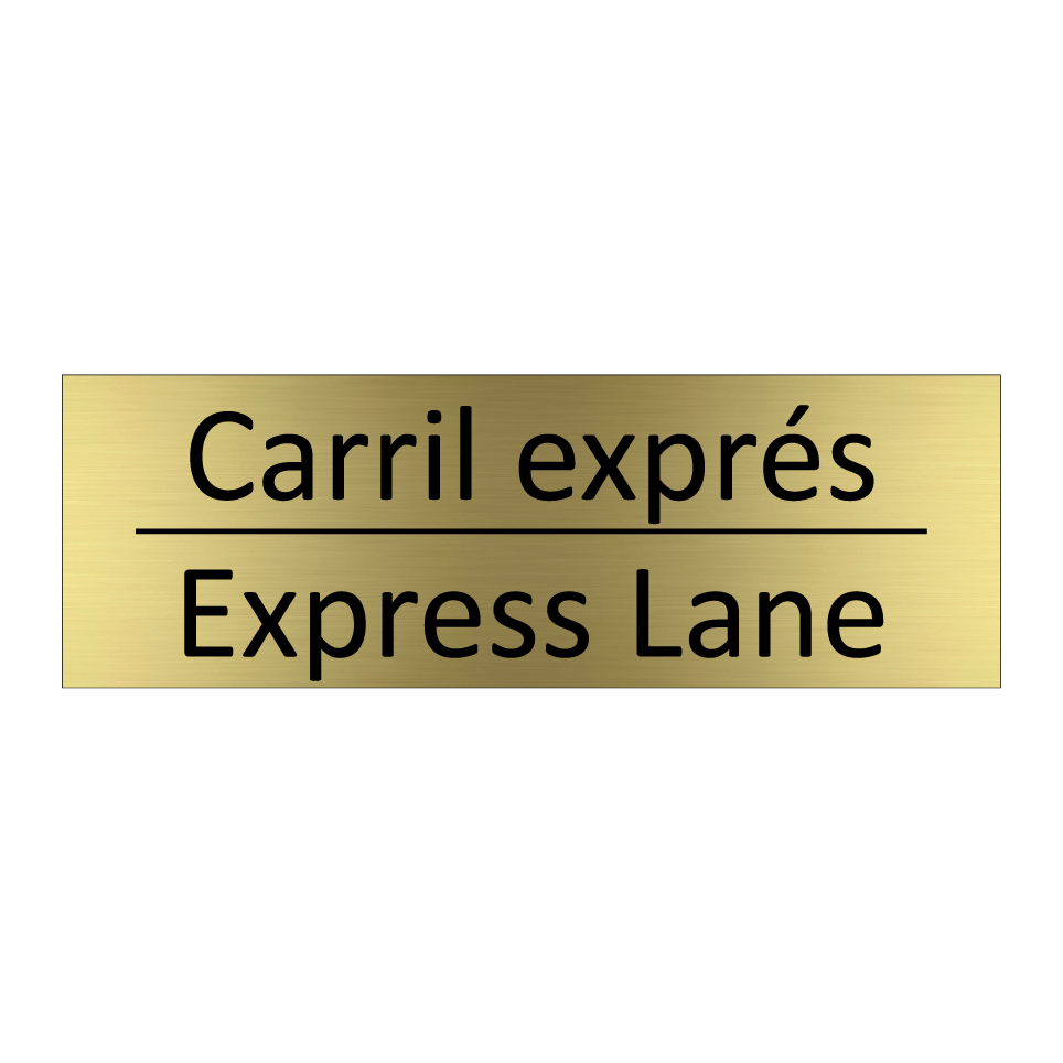 Carril exprés - Express Lane