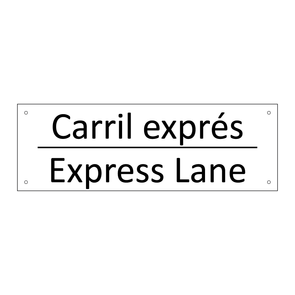 Carril exprés - Express Lane