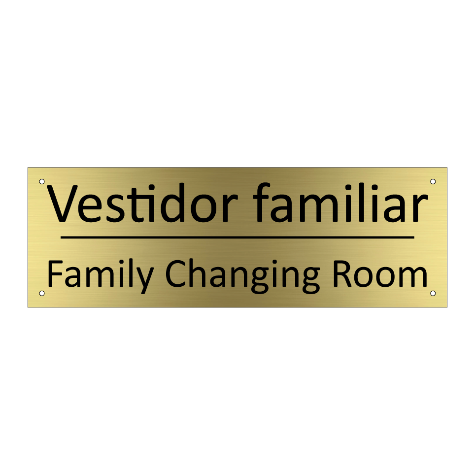 Vestidor familiar - Family Changing Room