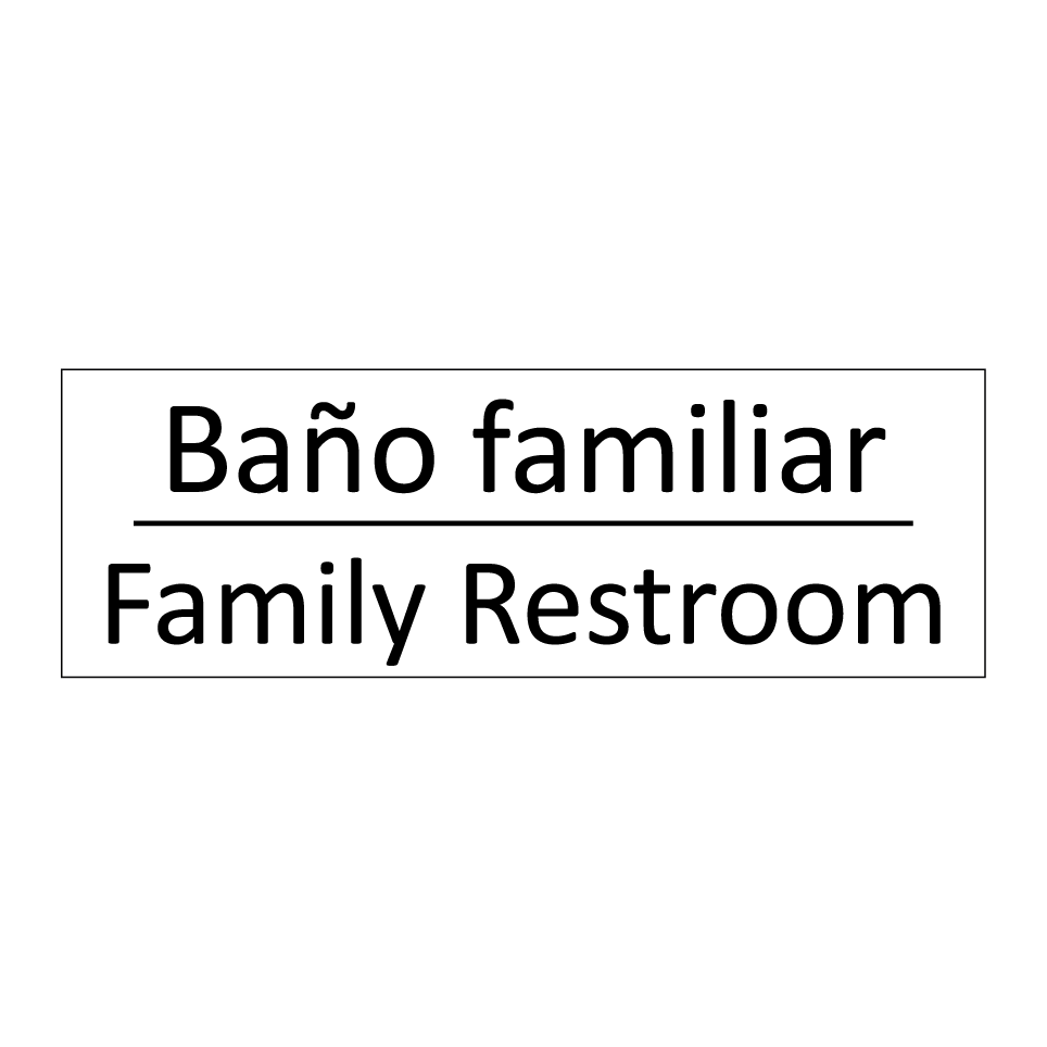 Baño familiar - Family Restroom