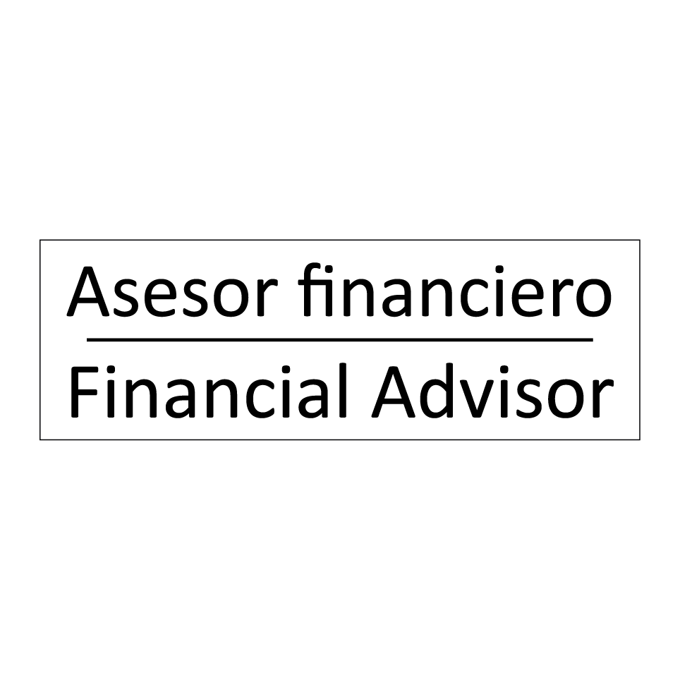 Asesor financiero - Financial Advisor